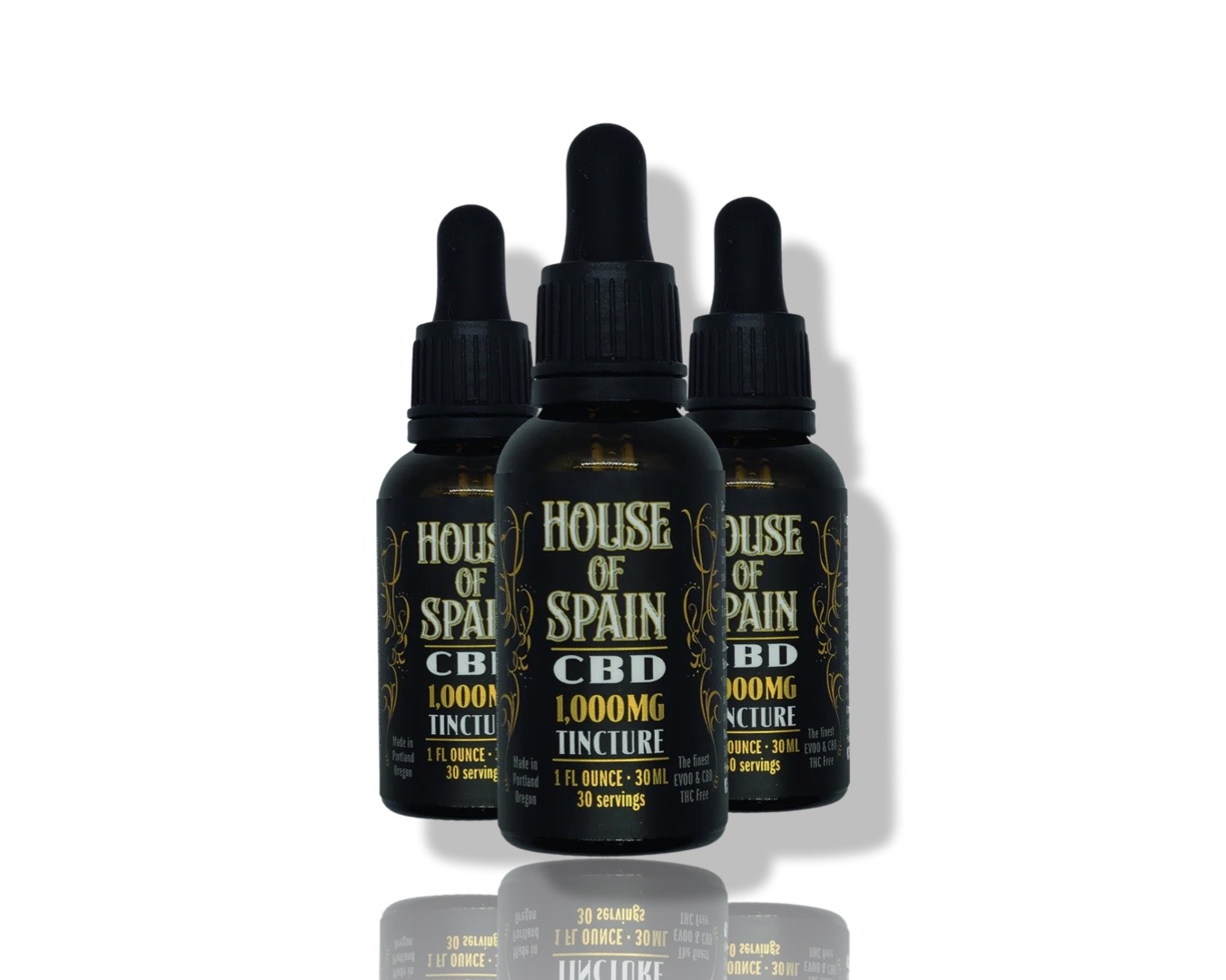 1,000mg CBD Tincture (Pack of 3)