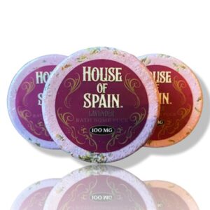 Hemp Bath Bomb Pucks (100mg) Lavender (3 Pack)