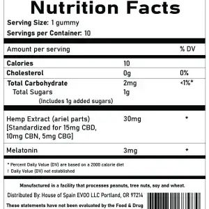 Sleep Gummies – Mango Calm Blend (3 Pack) CBD+CBN+CBG - Image 4